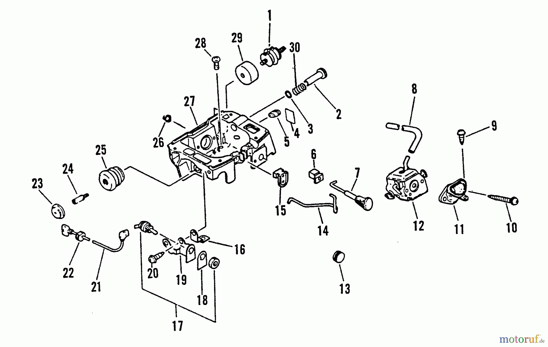 Echo Sägen, Kettensägen CS-4600 - Echo Chainsaw, S/N: 0033241 - 999999 Intake, Exhaust