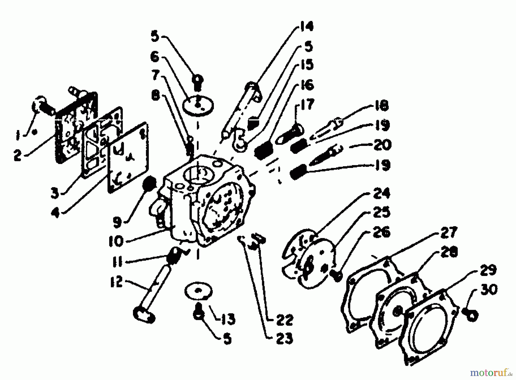 Echo Sägen, Kettensägen CS-500EVL - Echo Chainsaw Carburetor Assembly