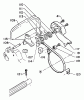 Echo CS-500VL - Chainsaw, S/N: 001001 - 049000 Ersatzteile Chain Brake (Type)