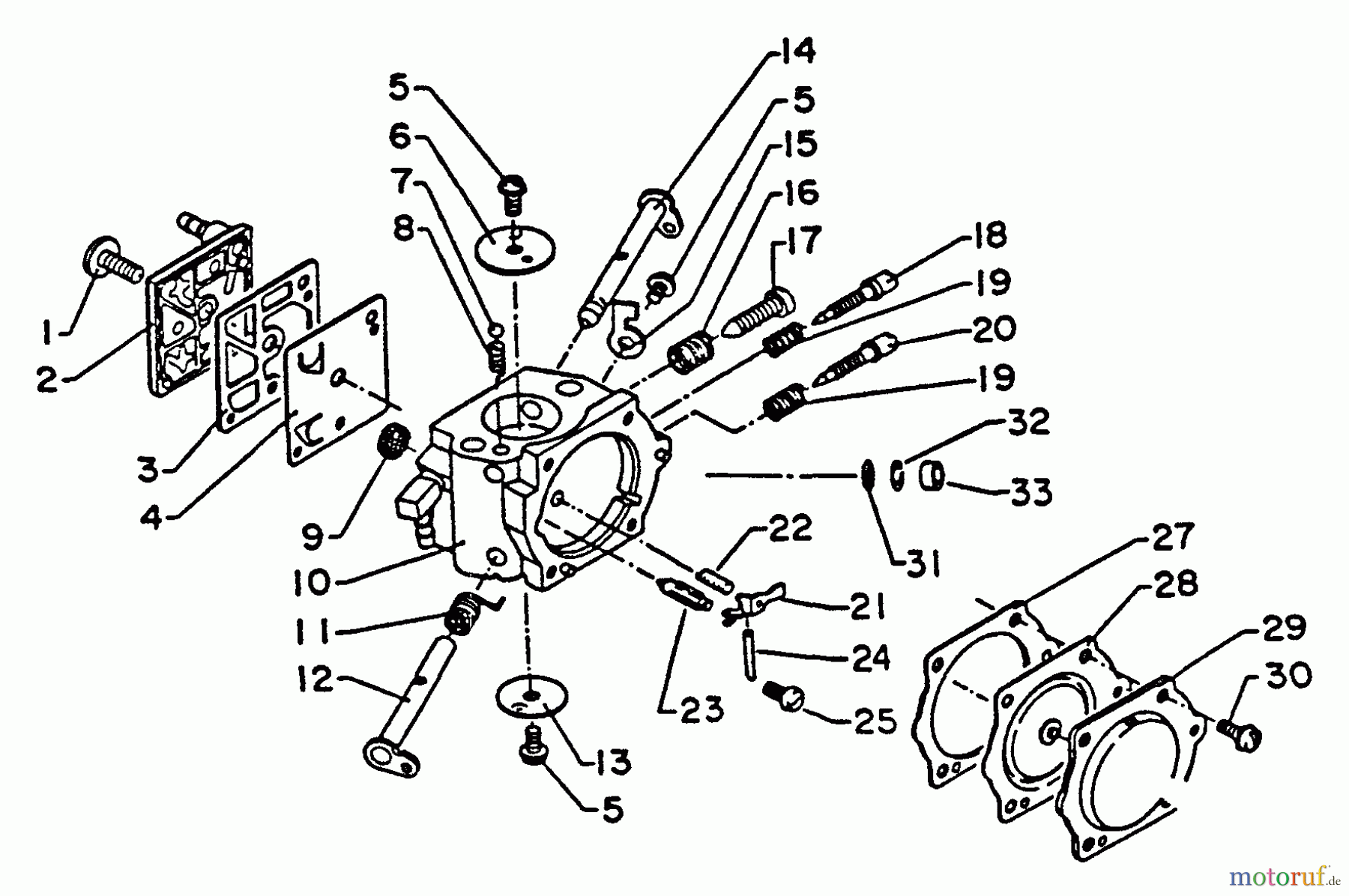 Echo Sägen, Kettensägen CS-510EVLP - Echo Chainsaw Carburetor