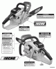 Echo CS-520 - Chainsaw, S/N: C07113001001 - C07113999999 Ersatzteile Labels