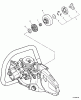 Echo CS-520 - Chainsaw, S/N: C09312001001 - C09312999999 Ersatzteile Clutch
