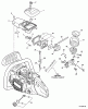 Echo CS-520 - Chainsaw, S/N: C09312001001 - C09312999999 Ersatzteile Cylinder Cover, Fuel System, Ignition Switch, Intake