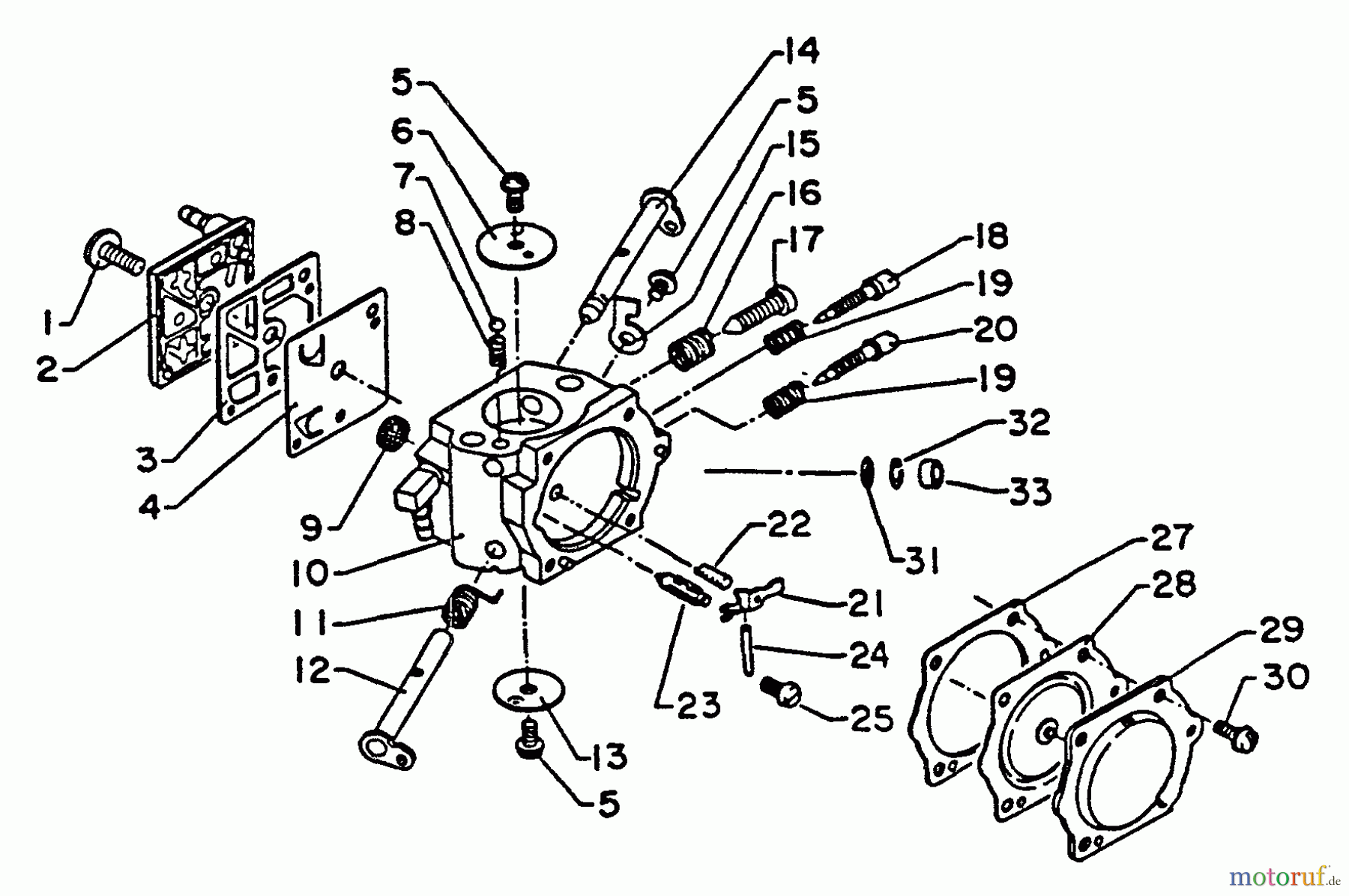  Echo Sägen, Kettensägen CS-550EVL - Echo Chainsaw Carburetor