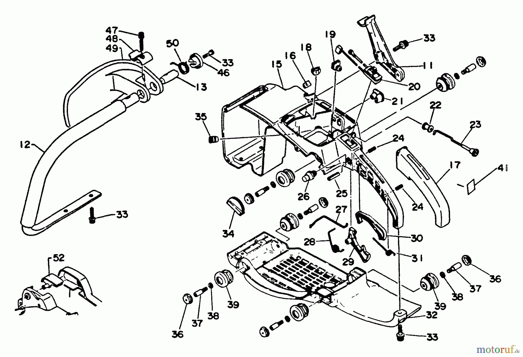  Echo Sägen, Kettensägen CS-550EVL - Echo Chainsaw Handles