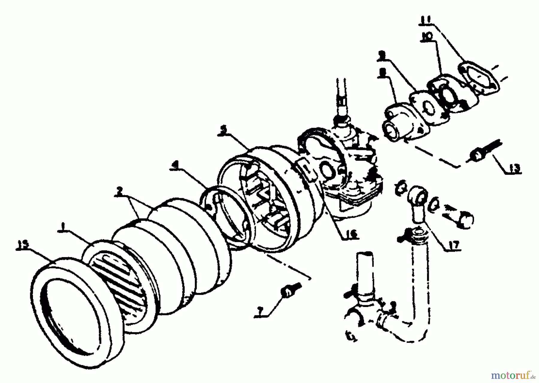  Echo Bläser / Sauger / Häcksler / Mulchgeräte	 PB-202 - Echo Hand Held Blower, S/N: 0040502 - 9999999 Air Cleaner