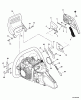 Echo CS-600P - Chainsaw, S/N: C22312001001 - C22312999999 Ersatzteile Chain Brake