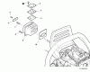 Echo CS-600P - Chainsaw, S/N: C22312001001 - C22312999999 Ersatzteile Exhaust