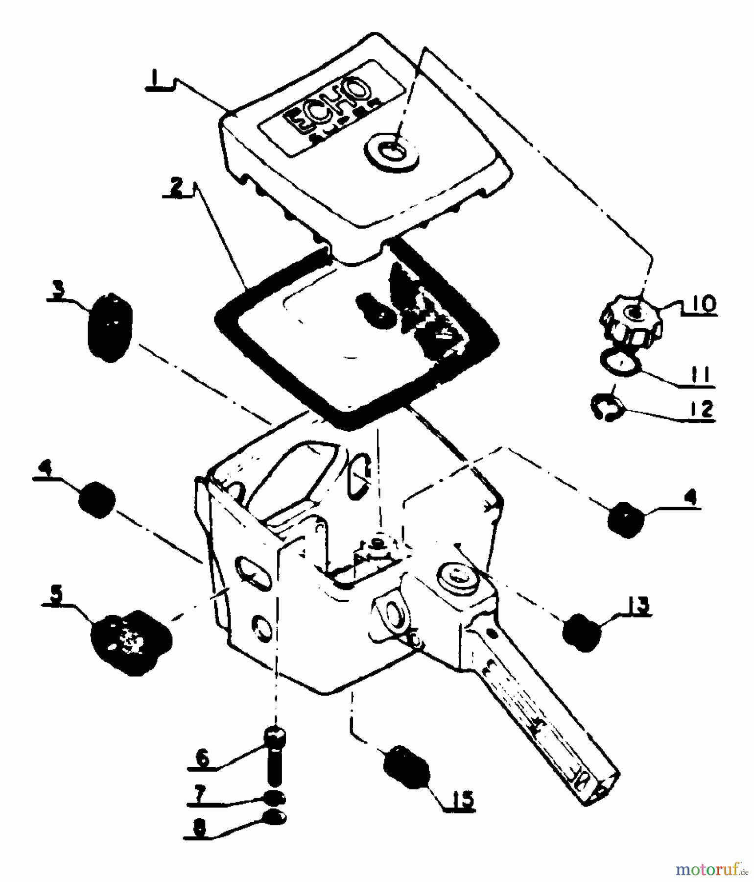 Echo Sägen, Kettensägen CS-60S - Echo Chainsaw, S/N: 001001 - 0059500 Air Cleaner
