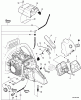 Echo CS-620P - Chainsaw, Ersatzteile Intake, Throttle Control, Fuel System