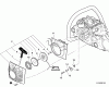 Echo CS-620P - Chainsaw, Ersatzteile Starter