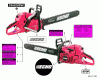 Echo CS-620PW - Chainsaw, Ersatzteile Labels