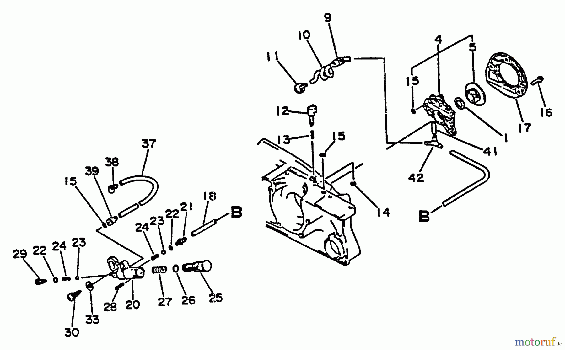 Echo Sägen, Kettensägen CS-6700 - Echo Chainsaw, S/N: 001001 - 023377 Oiler Sys
