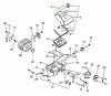 Echo CS-6700 - Chainsaw, S/N: 023378 - 031240 Ersatzteile Intake, Exhaust, Air Cleaner
