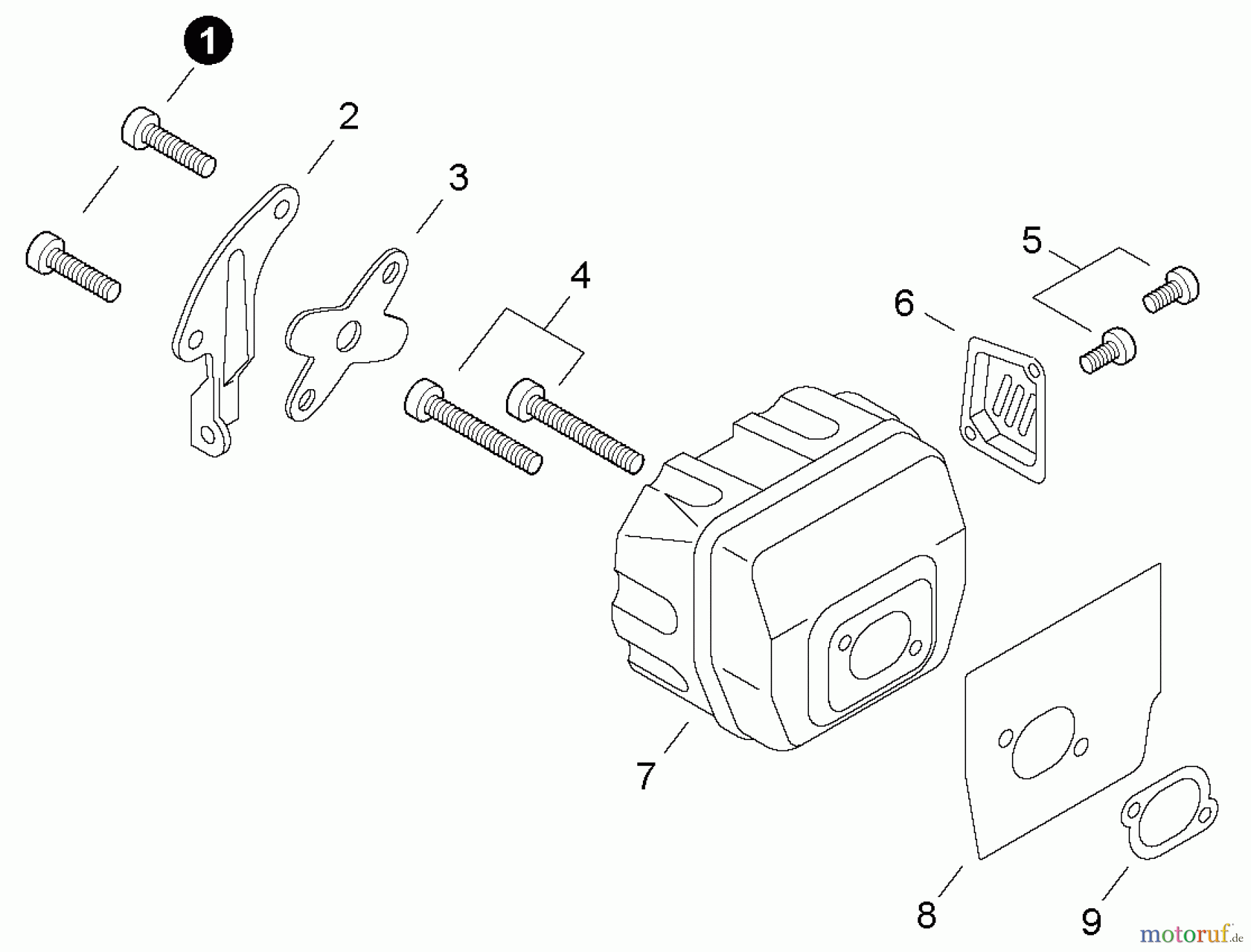 Echo Sägen, Kettensägen CS-680S - Echo Chainsaw, Exhaust