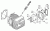 Echo CS-601S - Chainsaw Ersatzteile Cylinder, Muffler: Spark Arrester Muffler - OPTION