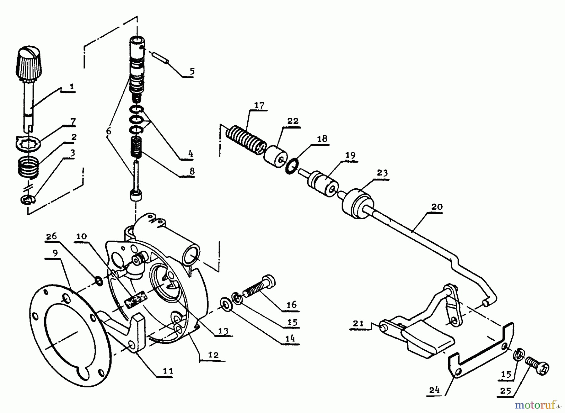  Echo Sägen, Kettensägen CS-601S - Echo Chainsaw Oiler