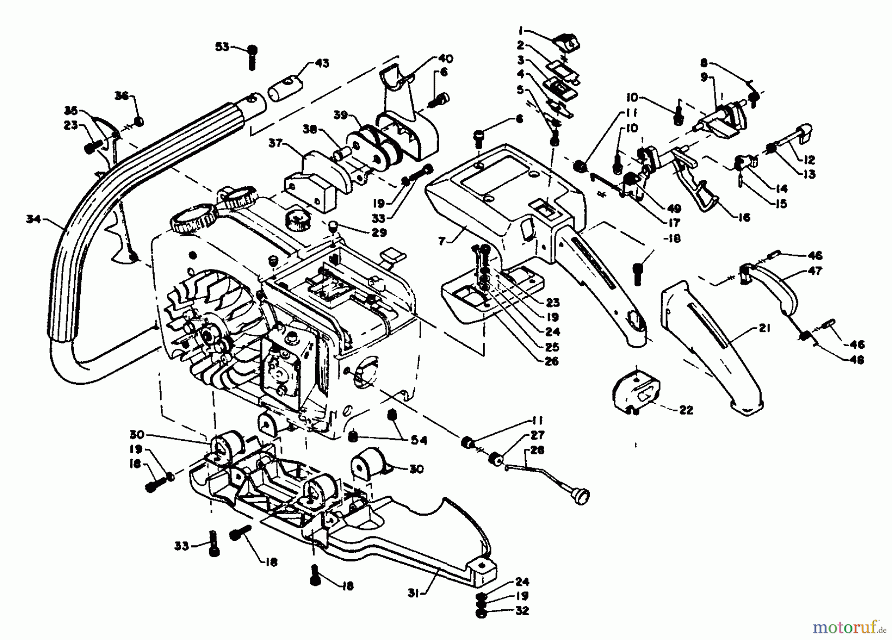  Echo Sägen, Kettensägen CS-702VL - Echo Chainsaw Handle For Models CS-702VL and CS-602VL