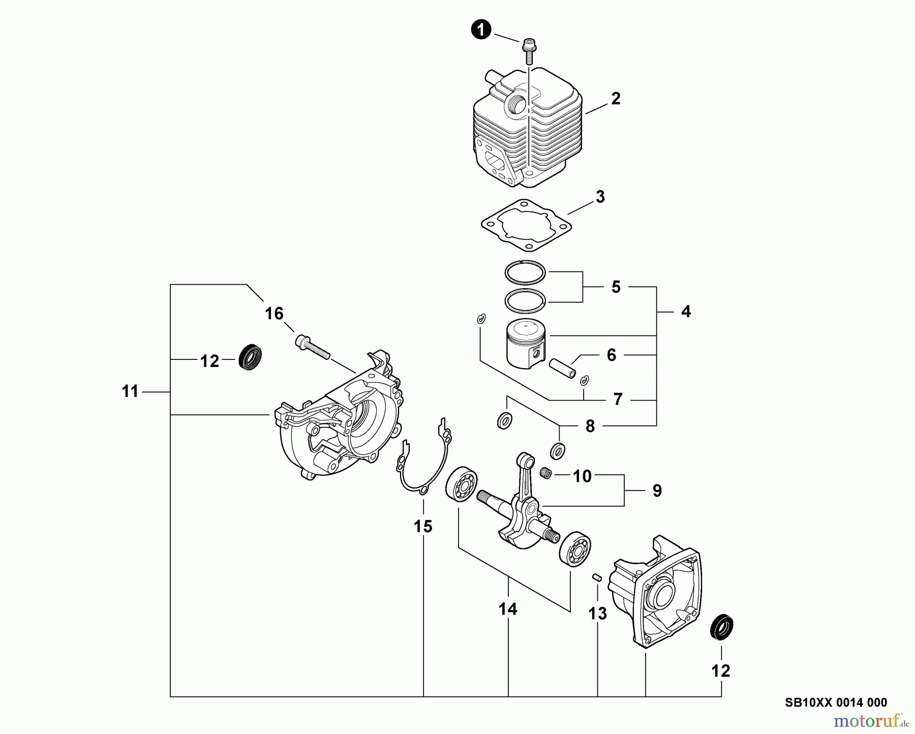 Echo Bläser / Sauger / Häcksler / Mulchgeräte	 PB-2100 - Echo Hand Held Blower, S/N: P32620001001 - P32620999999 Engine