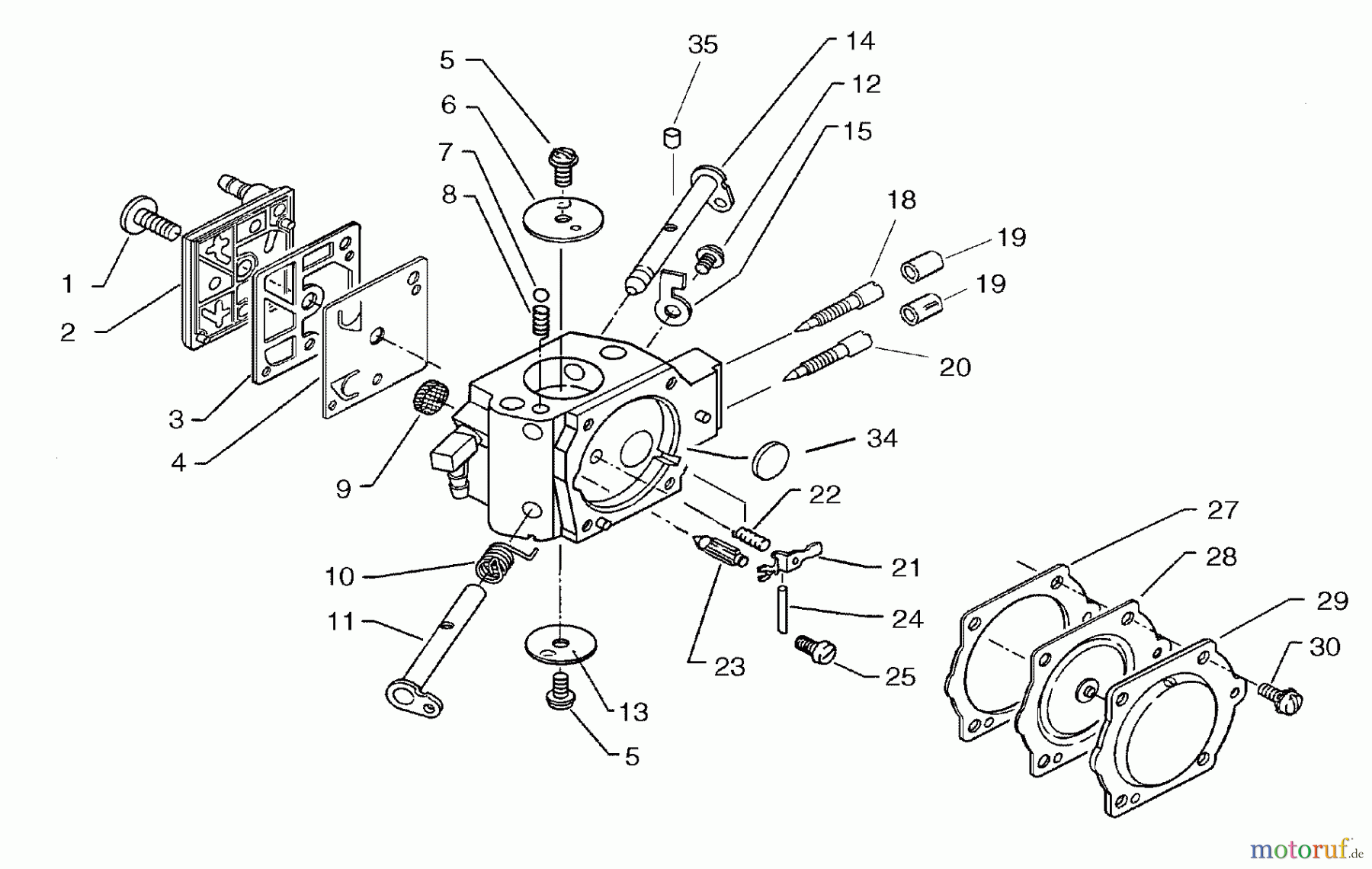 Echo Sägen, Kettensägen CS-8002 - Echo Chainsaw Carburetor