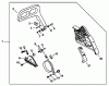 Echo CS-8002 - Chainsaw, Ersatzteile Chain Brake