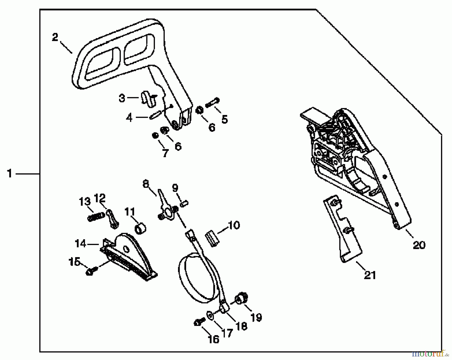 Echo Sägen, Kettensägen CS-8002 - Echo Chainsaw, Chain Brake