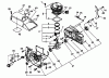 Echo CS-8002 - Chainsaw, Ersatzteile Cylinder, Crankcase, Piston