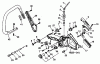 Echo CS-8002 - Chainsaw, Ersatzteile Handle