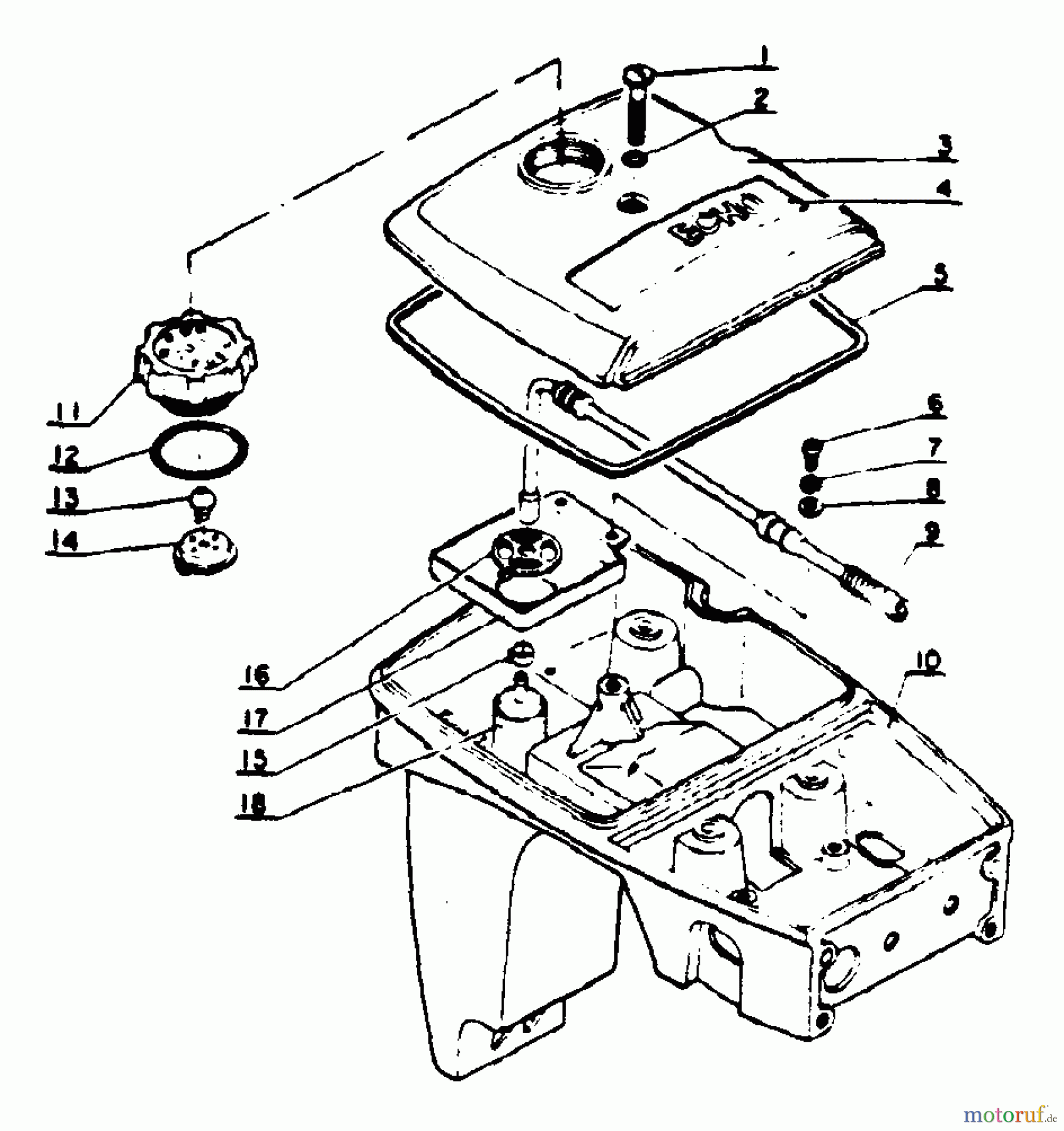 Echo Sägen, Kettensägen CS-802S - Echo Chainsaw Fuel System