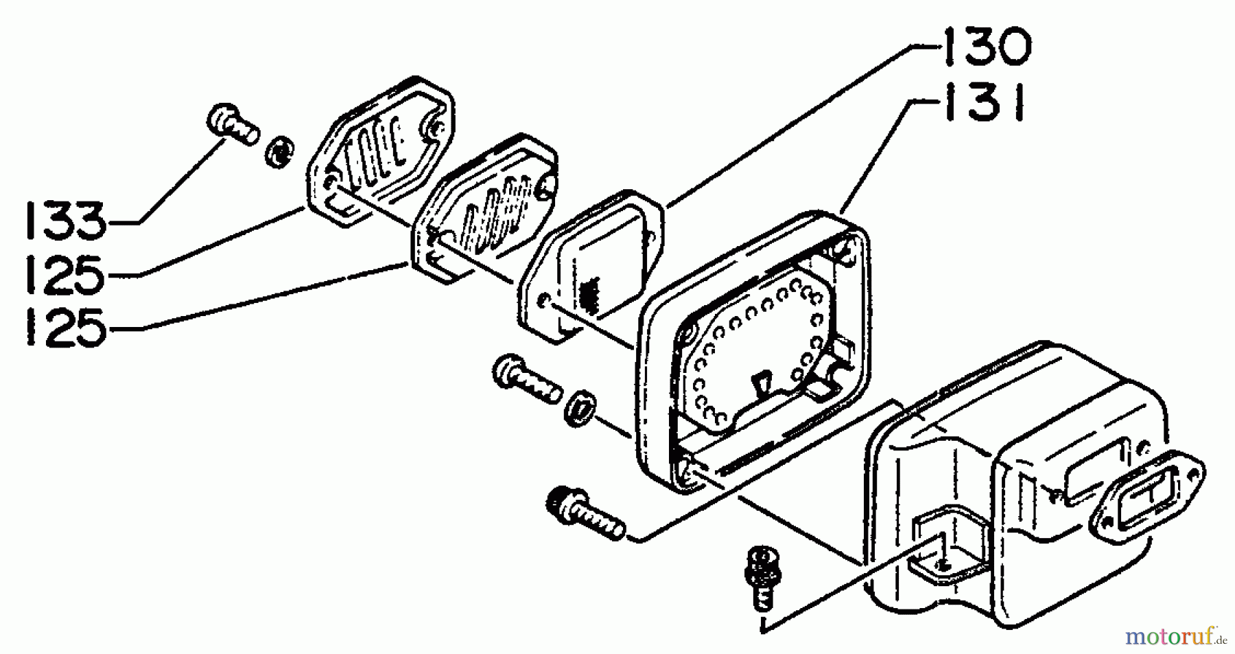 Echo Sägen, Kettensägen CS-900EVL - Echo Chainsaw, S/N: 06801 - 99999 Exhaust, Spark Arrestor
