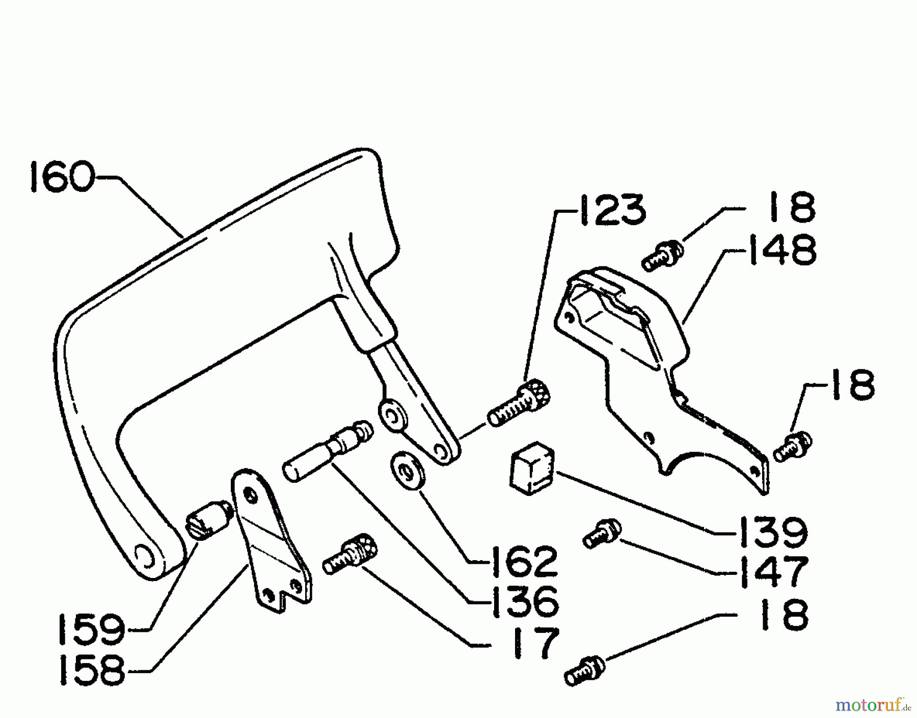 Echo Sägen, Kettensägen CS-900EVL - Echo Chainsaw, S/N: 06801 - 99999 Hand Guard