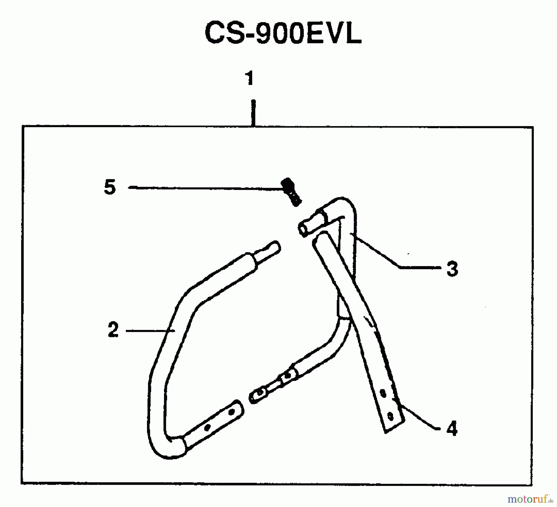 Echo Sägen, Kettensägen CS-900EVL - Echo Chainsaw, S/N: 06801 - 99999 Loop Handle Kit