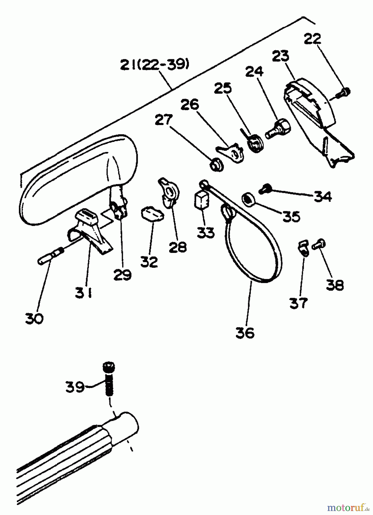 Echo Sägen, Kettensägen CST-610EVL - Echo Chainsaw Chain Brake