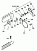 Echo CST-610EVL - Chainsaw Ersatzteile Chain Brake