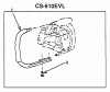 Echo CST-610EVL - Chainsaw Ersatzteile Loop Handle Kit (R)