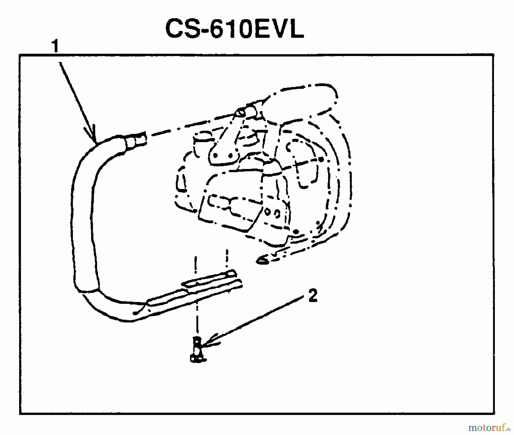 Echo Sägen, Kettensägen CST-610EVL - Echo Chainsaw Loop Handle Kit (R)