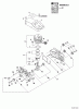 Echo CSG-670 - Cut-Off Saw, S/N: 001001 - 999999 (Type 1E) Ersatzteile Engine, Crankcase, Cylinder Cover