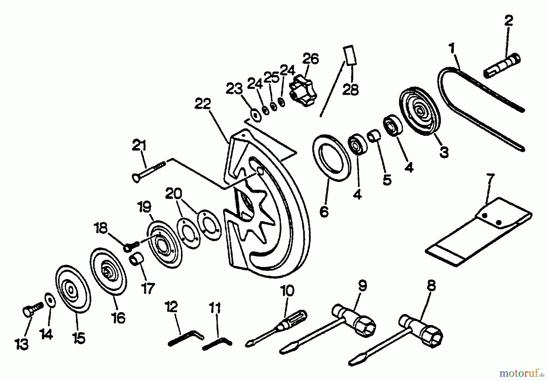  Echo Trennsägen CSG-6700 - Echo Cut-Off Saw, S/N: 005531 - 999999 Cutting Attachment, Tools