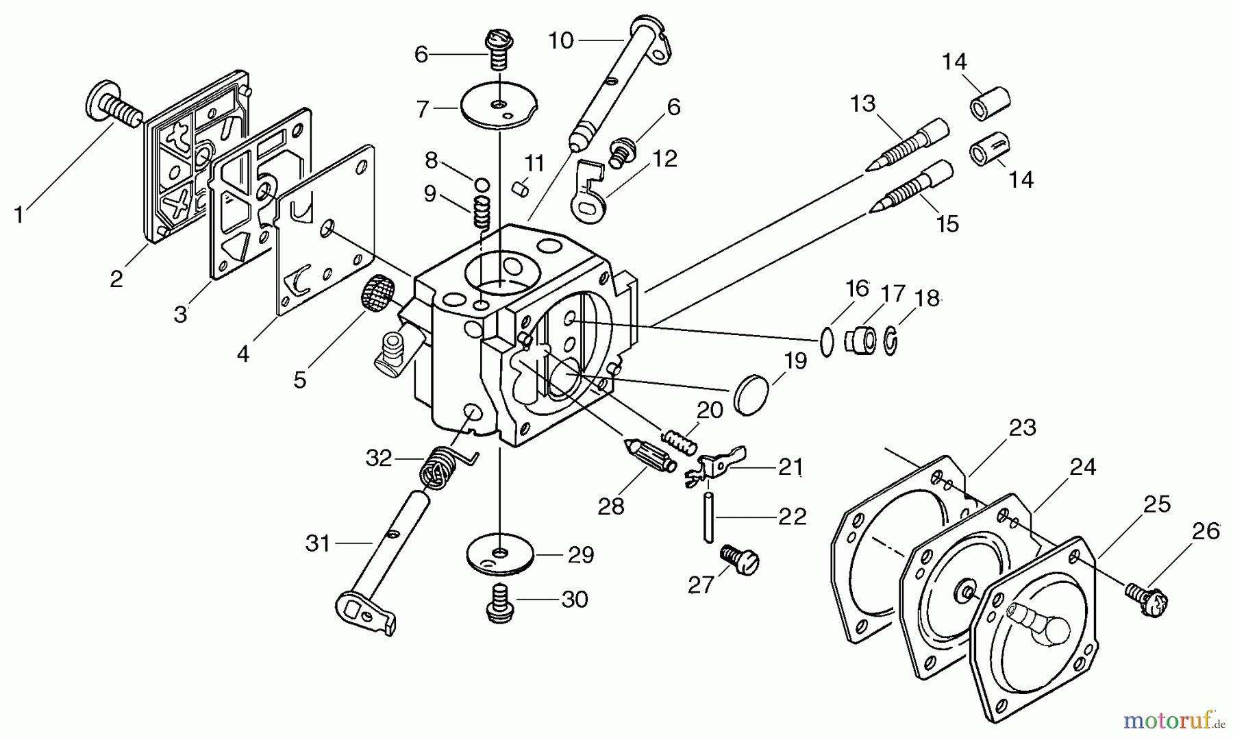  Echo Trennsägen CSG-680 - Echo Chainsaw, Carburetor
