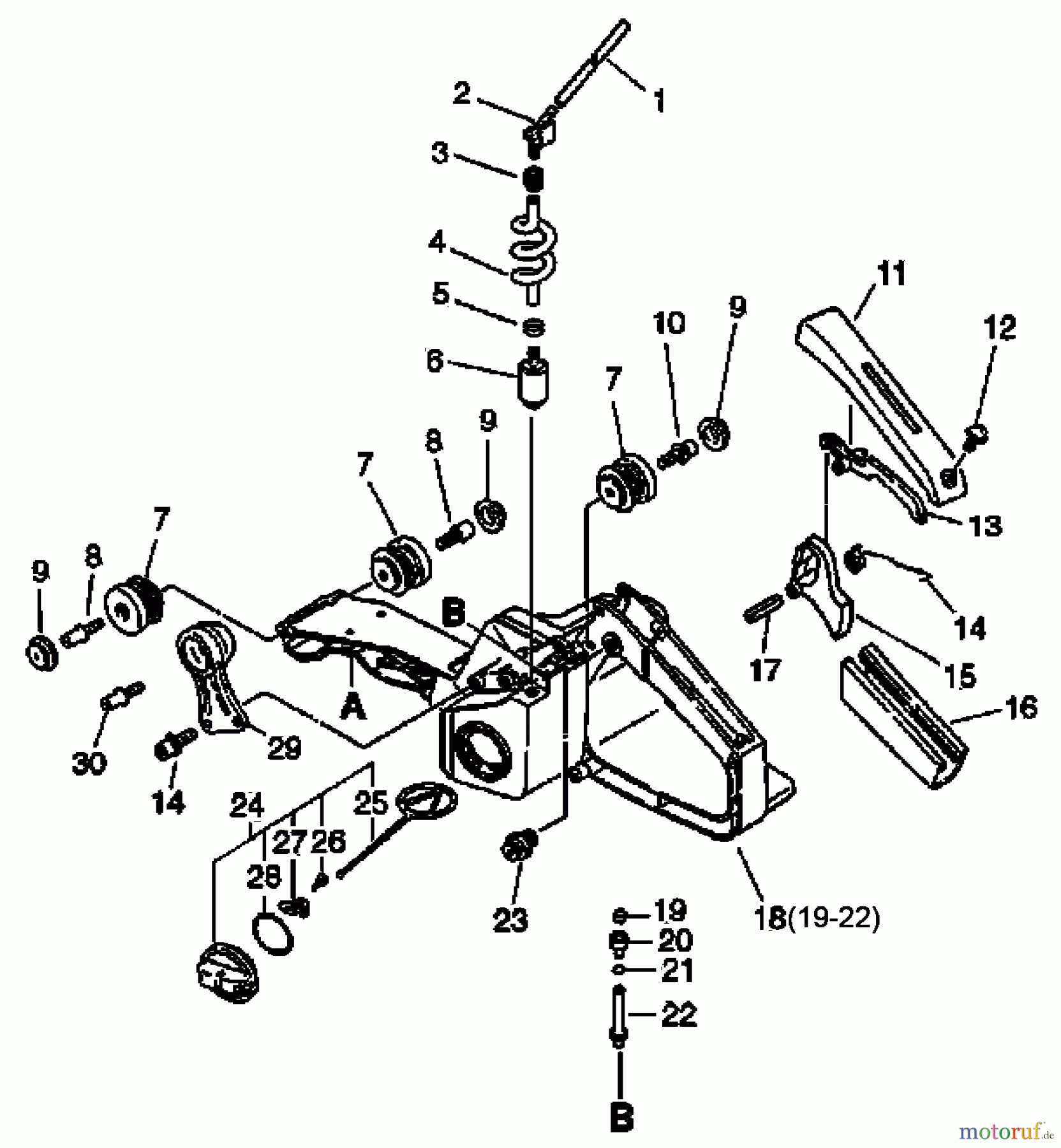 Echo Trennsägen CSG-680 - Echo Chainsaw, Fuel System, Throttle Control