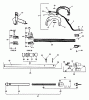Echo PP-1200 - Pole Saw / Pruner (Type 1) Ersatzteile Driveshaft, Handle, Harness, Stop Switch, Throttle