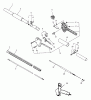 Echo PPF-2110 - Pole Saw / Pruner, S/N: 501890 - 999999 (Type 1E) Ersatzteile Driveshaft, Handle, Harness, Stop Switch, Throttle
