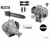 Echo PPF-225 - Pole Saw / Pruner, S/N: S63212001001 - S63212999999 Ersatzteile Labels