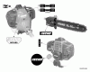 Echo PPF-280 - Pole Saw / Pruner, S/N: E09511001001 - E09511999999 Ersatzteile Labels