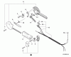 Echo PPF-280 - Pole Saw / Pruner, S/N: E09511001001 - E09511999999 Ersatzteile Control Handle, Control Cable Assembly  S/N: E09511001001 - E09511001528