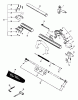 Echo PPFD-2400 - Pole Saw / Pruner, S/N: 001001 - 501000 (Type 1E) Ersatzteile Driveshaft, Handle, Harness, Stop Switch, Throttle