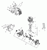 Echo PPFD-2400 - Pole Saw / Pruner, S/N: 001001 - 501000 (Type 1E) Ersatzteile Crankcase, Engine, Engine Cover, Fan Case