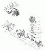Echo PPSR-2122 - Pole Saw / Pruner, S/N: 001001 - 504999 (Type 1E) Ersatzteile Crankcase, Engine, Engine Cover, Fan Case