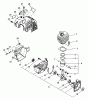 Echo PPSR-2433 - Pole Saw / Pruner, S/N: 504000 - 999999 (Type 1E) Ersatzteile Engine External/Internal, Crankcase, Fan Housing, Cylinder Cover