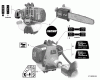 Echo PPT-230 - Pole Saw / Pruner, S/N: E08312001001 - E08312999999 Ersatzteile Labels